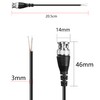 MEIRIYFA BNC Pigtail Cable Bare Wire, BNC Male with Open