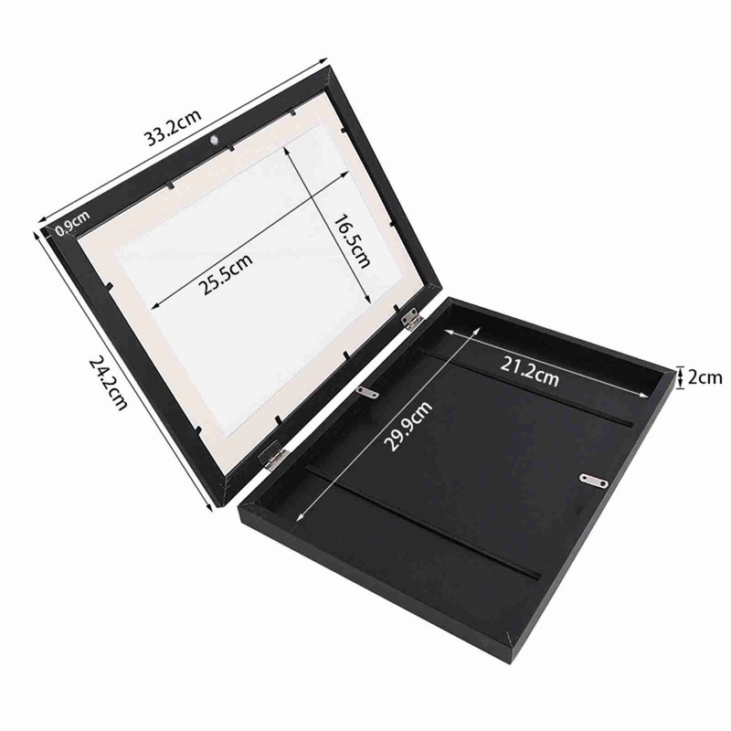 Wooden photo frame table oil painting storage box Kids Art
