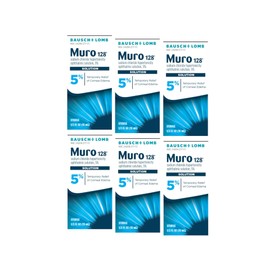 Bausch & Lomb Muro 128 Solution 5% 15 mL (Pack of 6)