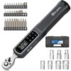 ALAIAL 1/4" Drive Digital/Electronic Torque Wrench Set 0.4-22.1 Ft.Lb