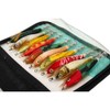 Wood Shrimp Squid Hook Lures Wood Shrimp Bait with Squid