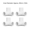 3-Way Pipe Fittings, 3-Way Fitting, Plastic T-Pieces, 10 Pieces, 3-Way