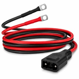 50A 8AWG Extra Battery Cable for EcoFlow DELTA 2/3, 5FT PPS-M8 Adapter Cord