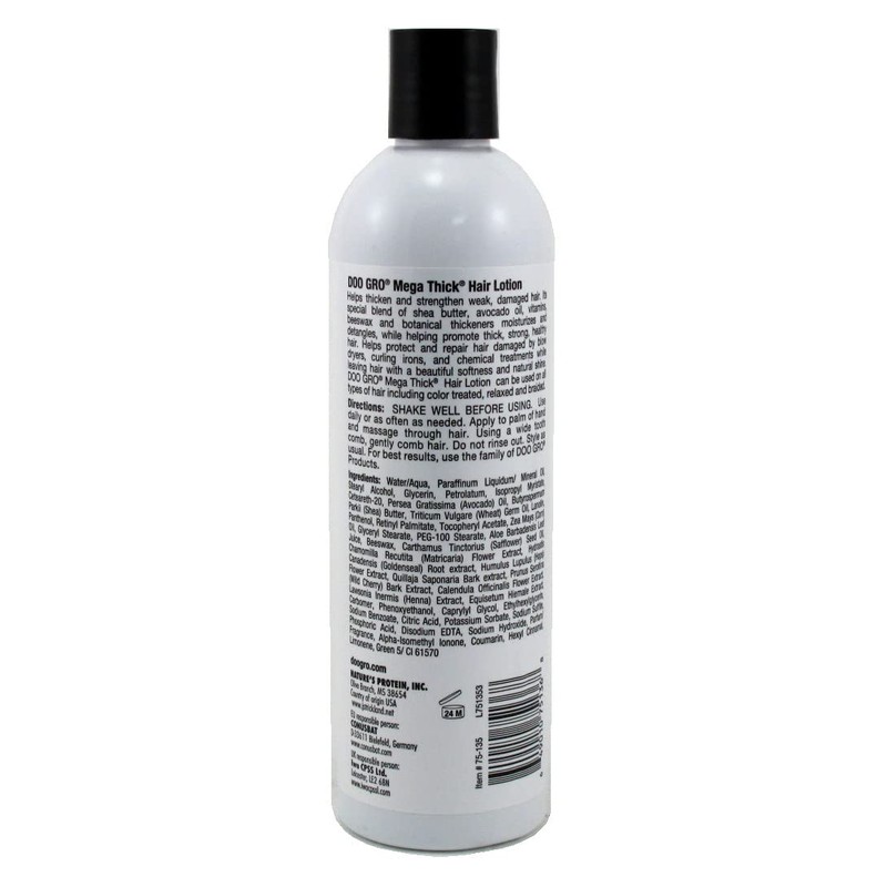 DOO GRO Hair Lotion Mega Thick 12 Ounce (355ml)