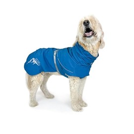 Huskimo Peak Dog Waterproof Raincoat, Fjord Blue, 52.5cm