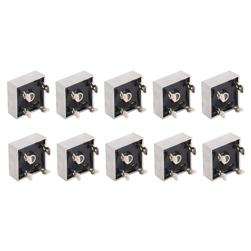10Pcs 1000V 50A Single Phase Diode Bridge Rectifier Excellent Cooling