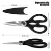 Kitchen Shears, Kitory Premium Heavy Duty Shears Ultra Sharp Stainless