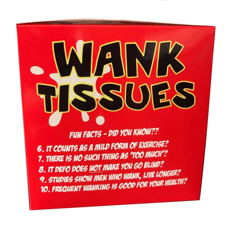 Laughing FOX Products Wank Tissues - Funny Novelty Gifts for