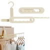 SakuraLovely8 Space Saving Hangers Folding Hanger Travel Laundry Drying Hanger
