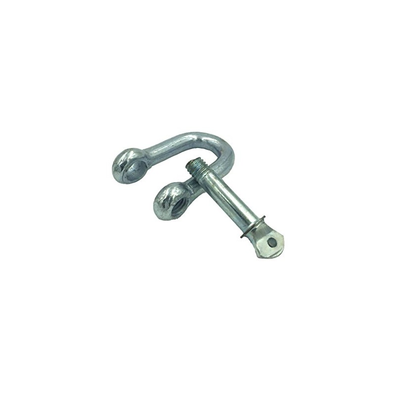 BRUFER GR-04 Galvanized Screw Pin Chain Anchor "D" Shackle (5/16"