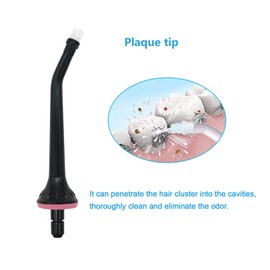 Consejos de repuesto para hilo dental de agua Nicwell, boquilla de chorro negro, 3 piezas