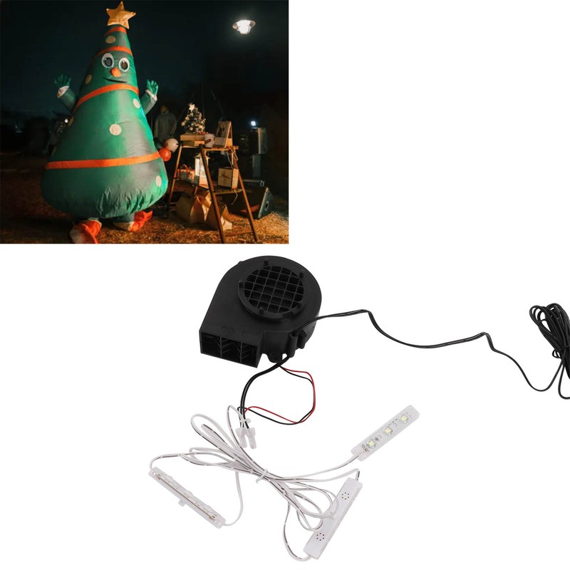 Inflatables Air Blower Christmas Inflatable Blower Pump with 3 White