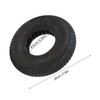 QANYEGN 8in Rubber Solid Tires Flat, Rubber Solid Tires For