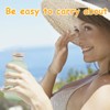 EIHI Pack of 2 Travel Bottles Refillable Plastic Travel Containers