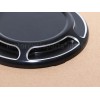 Unbranded Black Cut Fuel Tank Console Door Cover Cap For