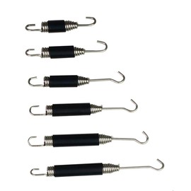 NANKAI SP111 General Purpose Muffler Spring 4.3 inches (110 mm) with Anti-Vibration Rubber