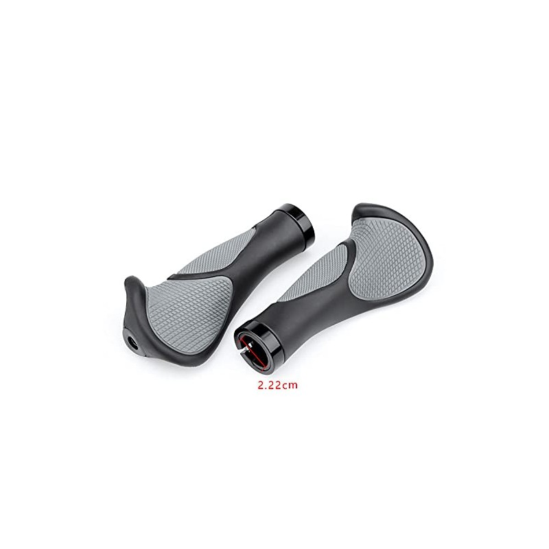 Bicycle Handle Grip, Ergonomic Grip, Lock-On Type, Shock Absorption, Fatigue,