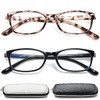 EYEURL Reading Glasses Womens Blue Light Blocking - 2 Pack