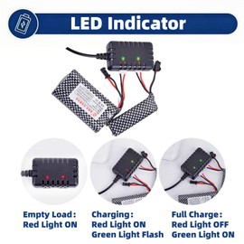 7.4V Li-Po Li-on Battery Charger XH-3P Connector Plug USB Balance Charger for RC Car Boat Rock Crawler FPV Drone Quadcopter SCX24 SCX10 RC Toy