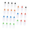 TEHAUX 25 Pack Paint Bottles 30ml Squeeze Bottles for Pigment