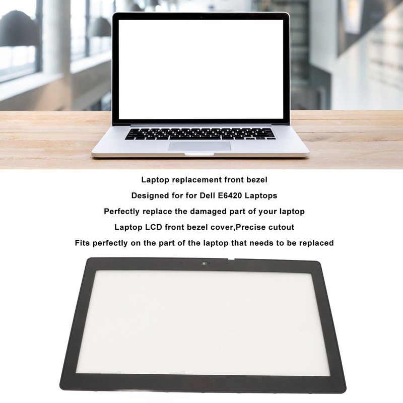 Laptop LCD Front Bezel Cover for Dell E6420 Precise Cutouts