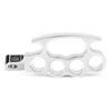 Motorcycle Front Footpegs Pedal CNC Aluminum Footrest Universal Modified AccessorySilver