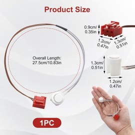 Universal Car Diesel Heater Temperature Sensor for Chinese Diesel, Heater Temp Sensor Regulation Square Connector Probe for Car, Van, Motorhome