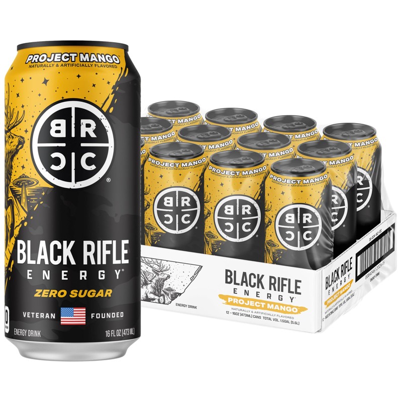 Black Rifle Coffee Company Project Mango, 16 oz, 12 ct