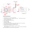 CrocSee DC 12V Self Priming Diaphragm Pump Fresh Water Pump
