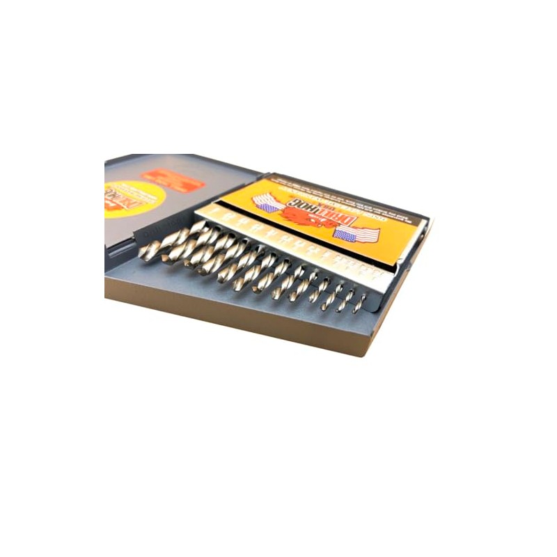 Drill Hog 13 Pc Niobium Left Hand Drill Bit Set