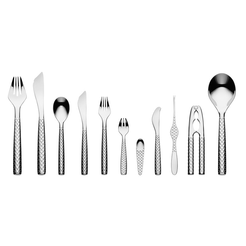 Alessi Fish Servers, 18-10 Steel Silver