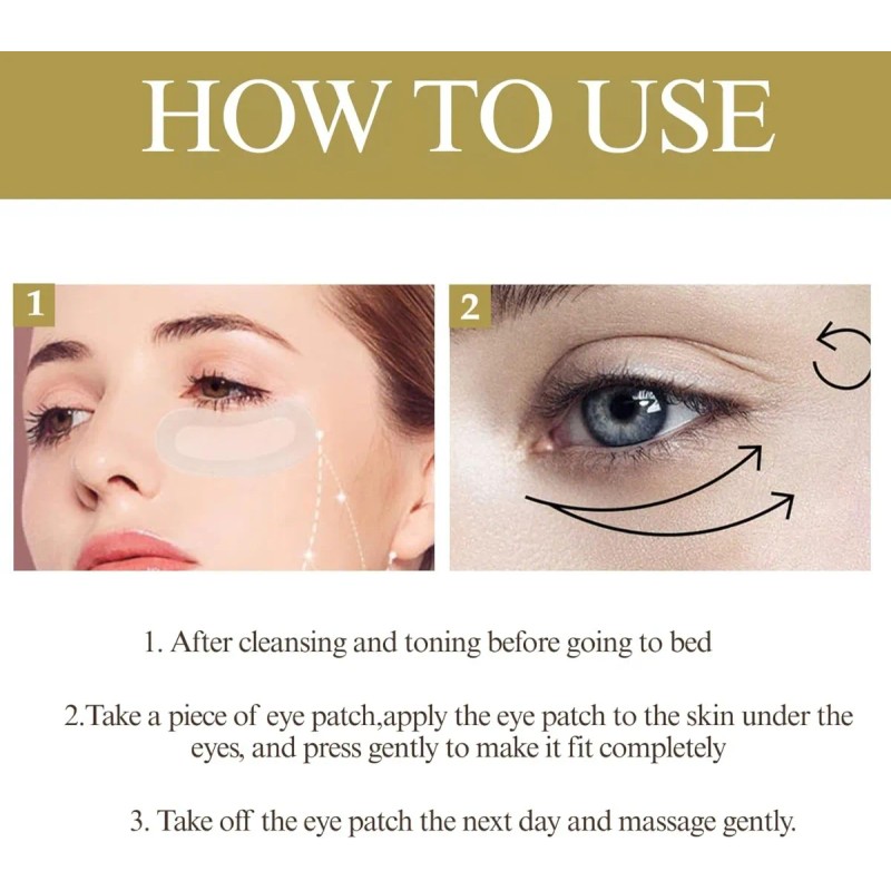 Parches Microagujas Nano Ojos Debajo