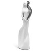 FeinKnick Harmonious Pair in Silver – Modern Sculpture 28 cm