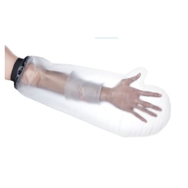 New loopless bath waterproof cover - children's long arm 47cm (PVC) - P2221