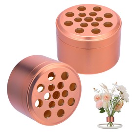 Bouquet Twister Flower Arrangement DIY Flower Bouquet Creator Dutch Spiral Romantic Twist Bouquet Wedding Decoration Ikebana Flower Holder Home Floral Art Arranging Pin Frog Vase (Rose Gold)