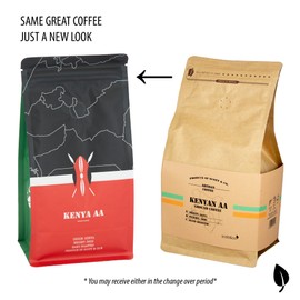 Kenyan AA Ground Coffee. Medium Roast Ground Coffee, Single Origin. 500g