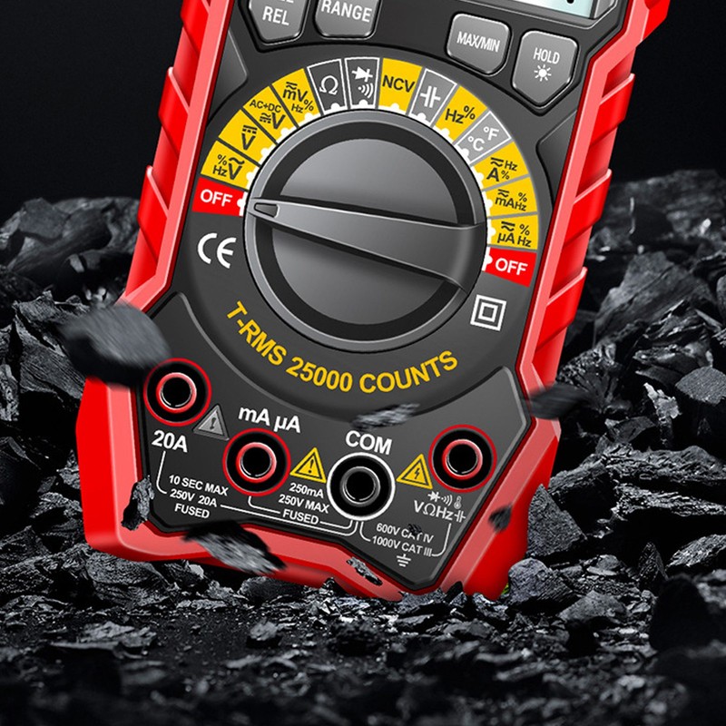 Digital Multimeter Kit 25000 Count Voltage Current Resistance Capacitance Frequency