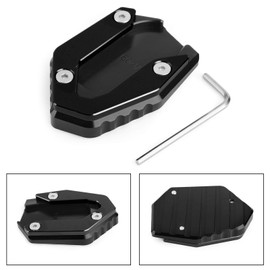 Bruce & Shark Yamaha MT09 FZ09 Tracer 900 15-19 Kickstand Side Stand Stand Stand Plate Extension Aluminum Black
