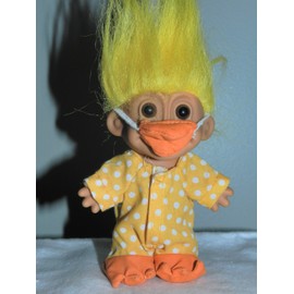 My Lucky Troll 6 Inch Yellow Ducky Costume Doll Figure