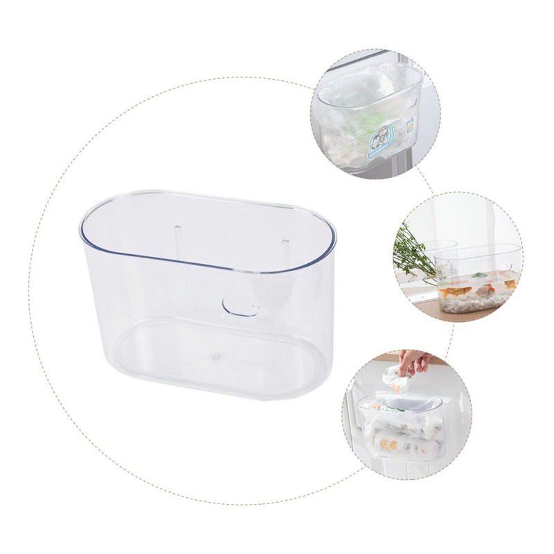 BUGUUYO Wall-Mounted Trash Can Hanging Storage Bin Recycling Office Classroom