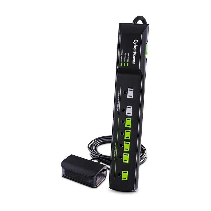CyberPower HT705GR Tier 2 Advanced Power Strip, 1,500 J/125 V,