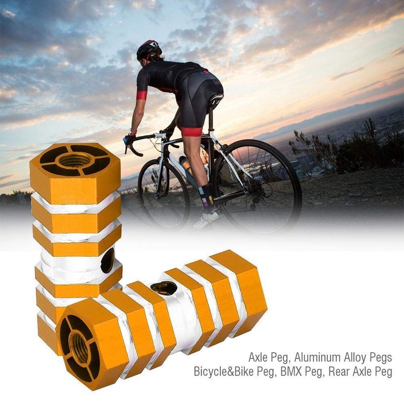 Broco Rear Axle Peg Bicycle Aluminium Alloy Pegs BMX Pegs