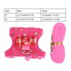 Hamster Harness, Adjustable Walking Vest Set Lead Leash Walking Harness