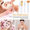 Face Mask Brushes - 8pcs Soft Facial Fan Brush -