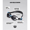 Arena Unisex Goggles Air Bold Swipe, SMOKE-SMOKE-BLACK