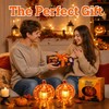 KutaKuta 2Pcs Pumpkin Light, Halloween Pumpkin Night Light