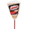 Libman 502 Big Corn Broom with 100% Broomcorn Fiber, 12"