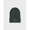 NAME IT Unisex Nknmalik Knit Beanie Noos Hat, deep forest