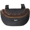 Tough 1 Canvas Pommel Bag Leather Accents Black
