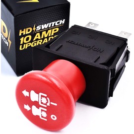HD Switch 10 AMP Upgrade Blade Clutch PTO Switch fits Gravely ZTHD 44 48 52 60 ZT HD ZTXL 1734 1842 2042 2448 2548 2554 ZT XL Ariens Apex 48 52 60 60LE & Zenith 52 60 SD RD Pro-Turn Z ZX Lawn Mower